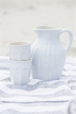 2042-11 Mynte Pure White latte cup fra Ib Laursen ved kande - Tinashjem
